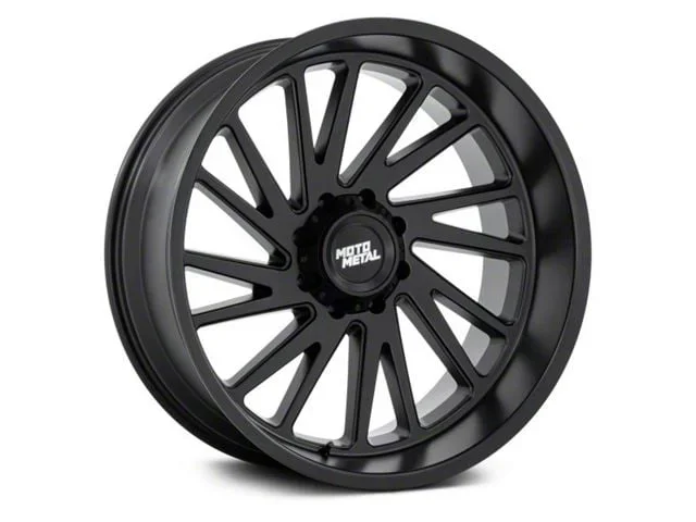 Moto Metal Combat Matte Black 8-Lug Wheel; 24×12; -44mm Offset (07-10 Sierra 3500 HD SRW)Find parts that fit my vehicle