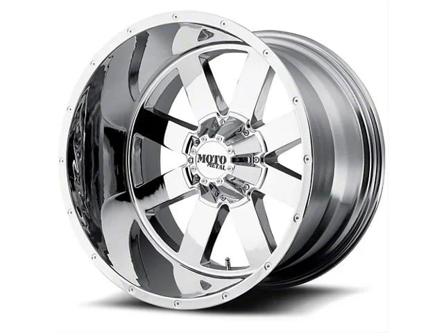 Moto Metal MO962 Chrome 8-Lug Wheel; 20×12; -44mm Offset (20-26 Sierra 3500 HD SRW)Find parts that fit my vehicle