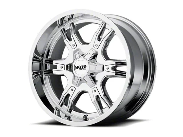 Moto Metal MO969 Chrome with Red and Black Accents 8-Lug Wheel; 22×12; -44mm Offset (01-06 Sierra 3500 HD SRW)Find parts that fit my vehicle