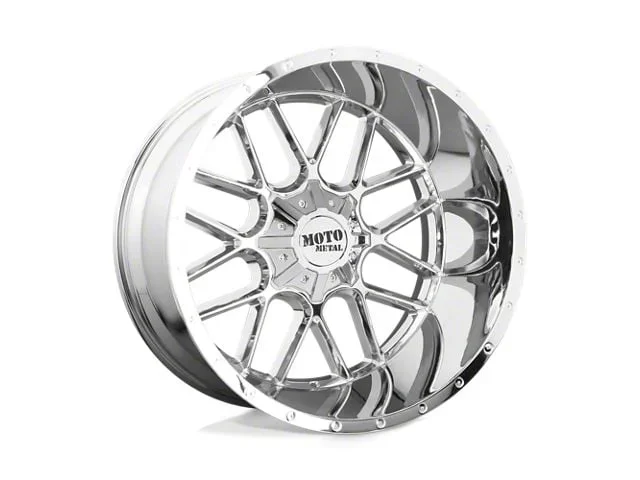 Moto Metal Siege Chrome 8-Lug Wheel; 20×9; 0mm Offset (20-26 Sierra 3500 HD SRW)Find parts that fit my vehicle