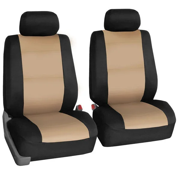 Neoprene Seat Covers – Front Set Beige