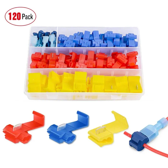 Nilight Quick Splice Wire Terminals; 100-Pieces
