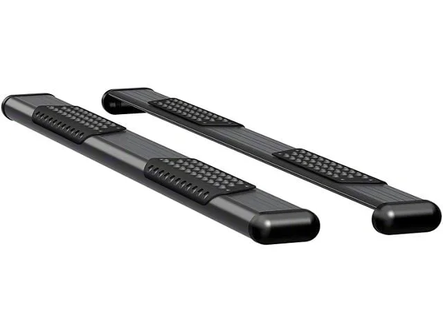 O-Mega II 6-Inch Oval Side Step Bars; Body Mount; Textured Black (07-13 Sierra 3500 HD Extended Cab)Find parts that fit my vehicle