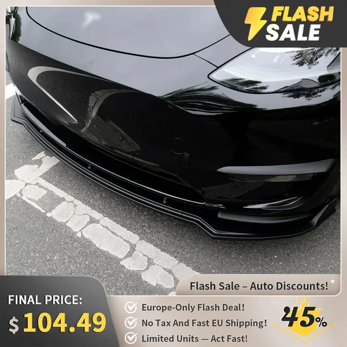 Overstock EU – Front Lip Spoiler for 2020–2024 Model Y