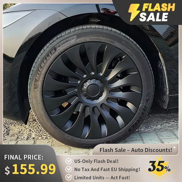 Overstock US – Tesla Model 3 18″ Photon Wheel Covers