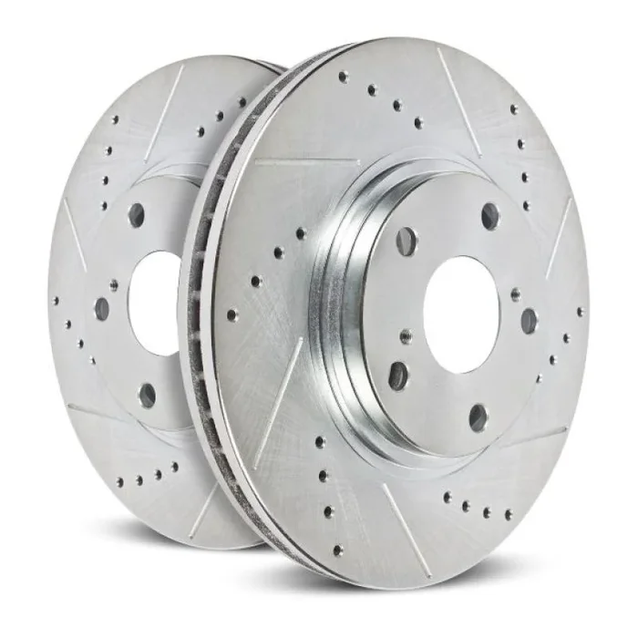 Power Stop 02-06 Cadillac Escalade Front Evolution Drilled & Slotted Rotors – Pair