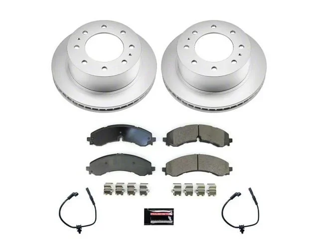 PowerStop Z17 Evolution Plus 8-Lug Brake Rotor and Pad Kit; Rear (20-26 Sierra 3500 HD SRW)Find parts that fit my vehicle