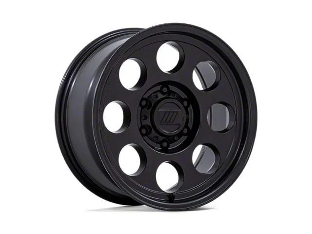Pro Comp Wheels Heritage Matte Black 8-Lug Wheel; 17×9; -12mm Offset (07-10 Sierra 3500 HD SRW)Find parts that fit my vehicle