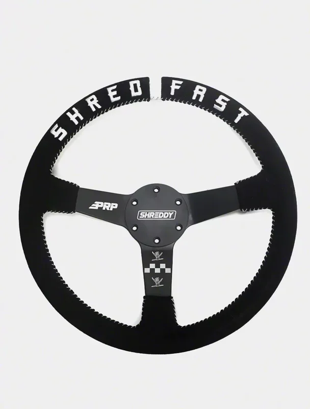 PRP PRP X Shreddy Shred Fast Steering Wheel; Deep Dish (Universal; Some Adaptation May Be Required)