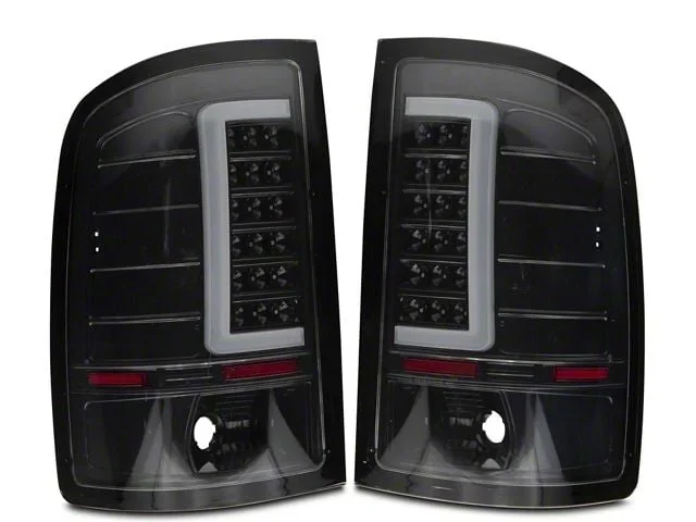 Raxiom Axial Series C-Tube LED Tail Lights; Black Housing; Clear Lens (07-14 Sierra 3500 HD SRW)Find parts that fit my vehicle