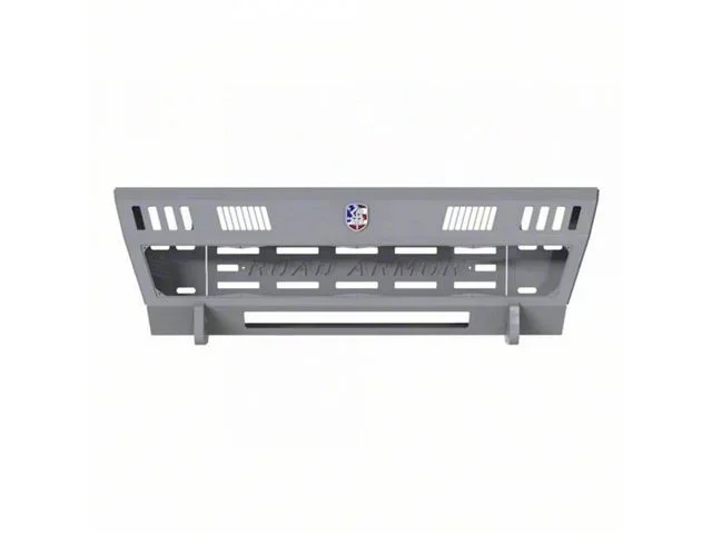 Road Armor iDentity iD Mesh Front Bumper with Shackle Center Section, WIDE End Pods, X3 Cube Light Pods and Accent Lights; Raw Steel (15-19 Sierra 3500 HD)Find parts that fit my vehicle
