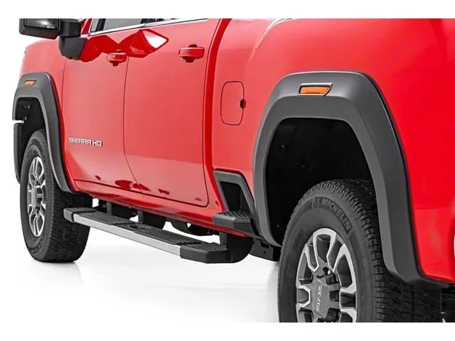 Rough Country Sport Fender Flares; Black (20-26 Sierra 3500 HD SRW)Find parts that fit my vehicle
