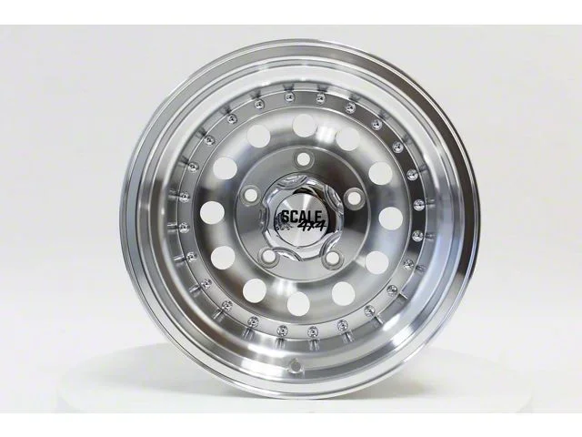 Scale 4×4 Wheels Bandit II Machined Clear Coat 8-Lug Wheel; 16×8; 0mm Offset (07-10 Sierra 3500 HD SRW)Find parts that fit my vehicle