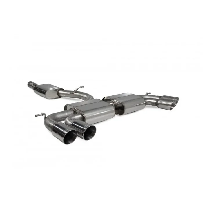 Scorpion Exhausts – Volkswagen Golf MK7 R Resonated Cat-Back System With No Valves SVW044D