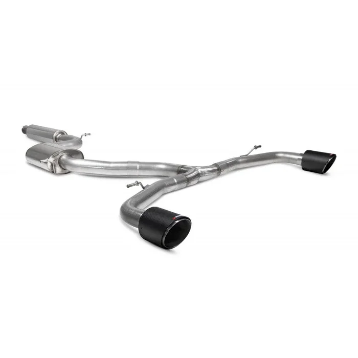 Scorpion Exhausts – Volkswagen Golf MK8 GTi Resonated GPF Back Exhaust System SVW064CF