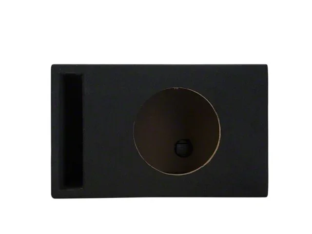 Single 8-Inch Slot Ported Subwoofer Box; Carpeted (Universal; Some Adaptation May Be Required)