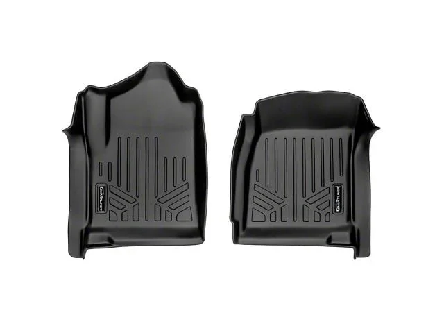 SmartLiner Smart Coverage Custom Fit Front Floor Liner; Black (15-19 Sierra 3500 HD Regular Cab w/ Vinyl Flooring & w/o Floor Shifter)Find parts that fit my vehicle