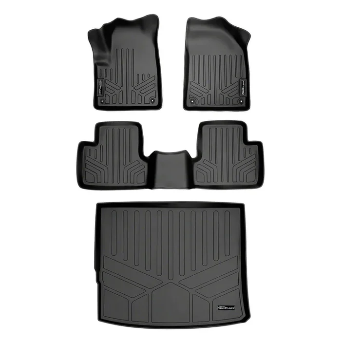 SmartLiner Smart Coverage Custom Fit Front, Rear Floor and Cargo Liners; Black (14-23 Jeep Cherokee XL)Find parts that fit my vehicle