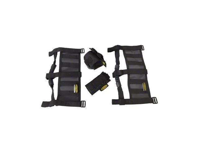 Smittybilt Premium Grab Handles; Black (Universal; Some Adaptation May Be Required)