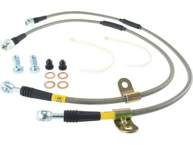 StopTech Stainless Steel Braided Brake Line Kit; Front (11-19 Sierra 3500 HD)Find parts that fit my vehicle