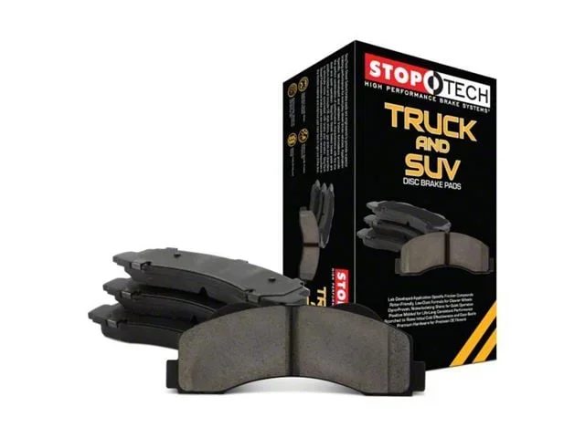 StopTech Truck and SUV Semi-Metallic Brake Pads; Rear Pair (07-10 Sierra 3500 HD DRW)Find parts that fit my vehicle