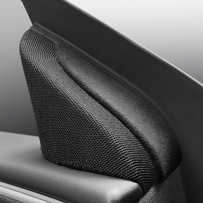 Tesla Alcantara Front Door Tweeter Trim Cover for 2024+ Model 3 Highland & New Model Y Juniper