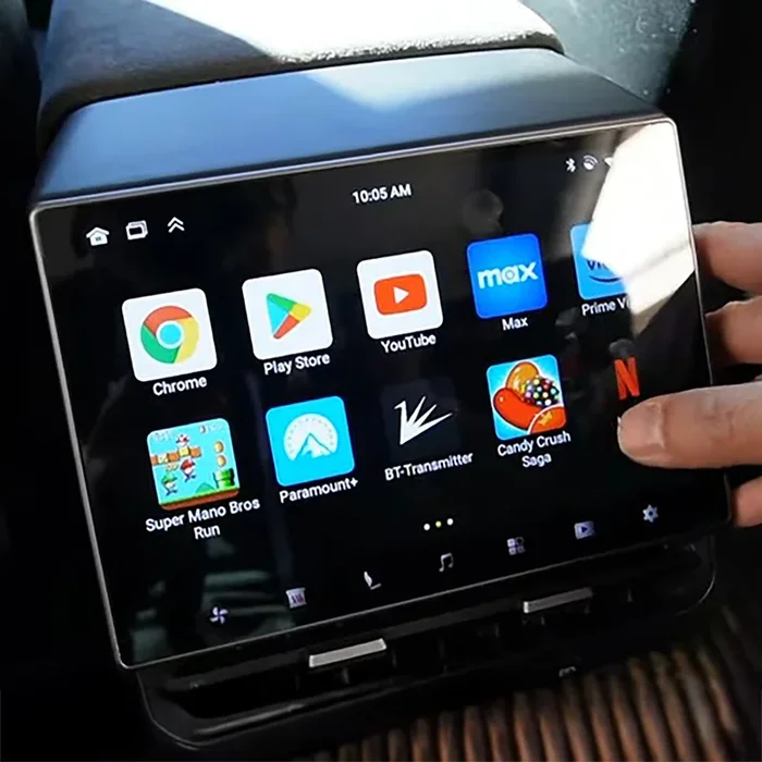 Tesla Model 3 & Y 8.6-Inch Rear Entertainment Screen – HD Display, Gaming, Streaming, and Comfort Controls
