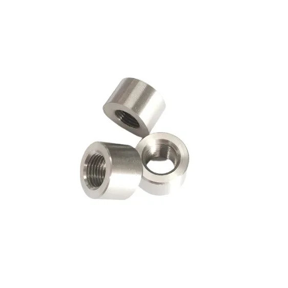 Ticon Industries 1/8in NPT Titanium Sensor Bung 1.5in to 5in Tubing – Coped End