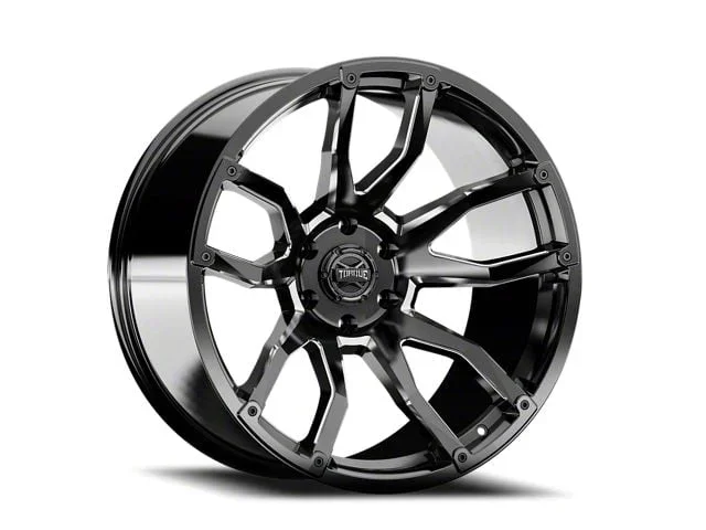 Torque Wheels TW403C Impact Gloss Black Premium Milling 8-Lug Wheel; 22×11; -25mm Offset (11-14 Sierra 3500 HD SRW)Find parts that fit my vehicle