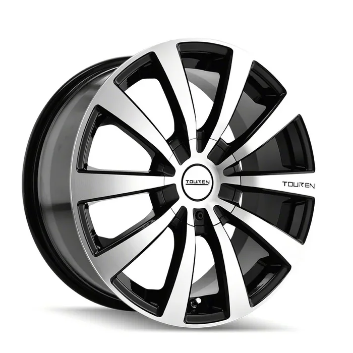 Touren TR3 Gloss Black Machined Wheel; 17×7; 40mm Offset (14-23 Jeep Cherokee KL)Find parts that fit my vehicle