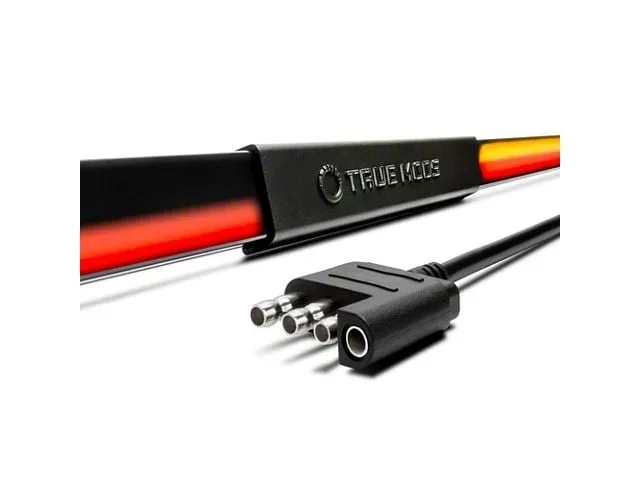 True Mods 49-Inch Tailgate LED Light Bar with Sequential Turn Signal and Reverse Light; Smoked (01-19 Sierra 3500 HD)Find parts that fit my vehicle