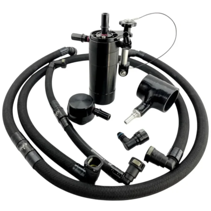 UPR 2.7L Plug N Play ™ Dual Valve Oil Catch Can w/Clean Side Separator for 2021+ Ford Bronco | UPR-5030-277-1-CSS