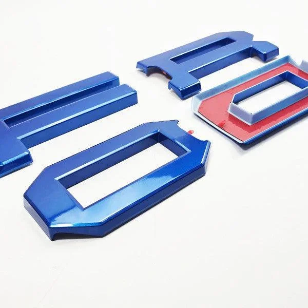 UPR Bronco Raptor Grille Replacement Letters for 2022+ Ford Bronco Raptor (Velcoity Blue)