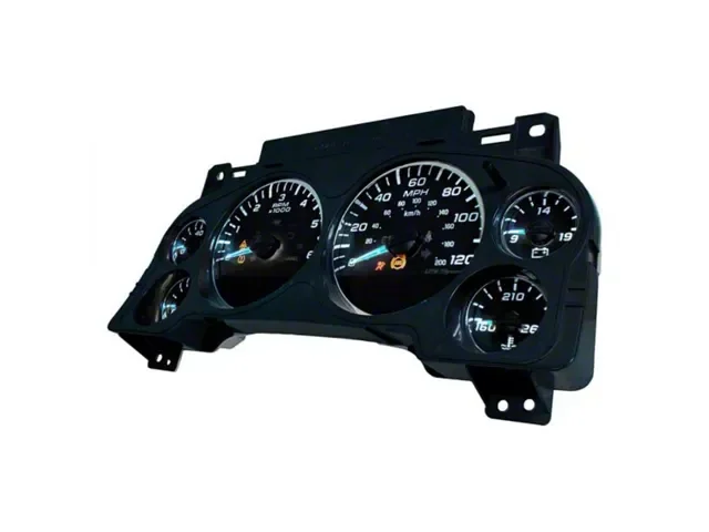 US Speedo Black Ops Edition Gauge Face; MPH (07-14 6.6L Duramax Sierra 3500 HD)Find parts that fit my vehicle