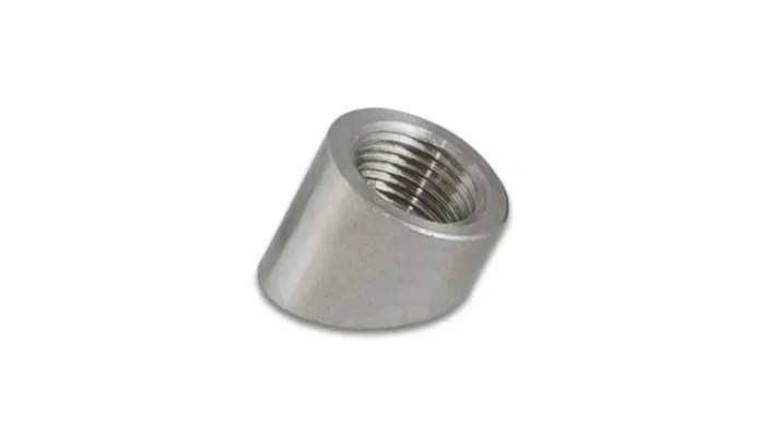 Vibrant 30 Degree Angled Oxygen Sensor Weld Bungs T304 SS M18 x 1.5 Thread – Pack of 5 Pcs
