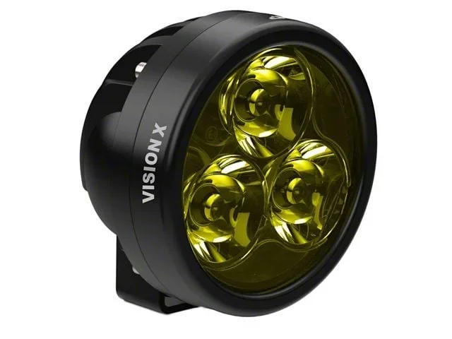 Vision X CR-3 Spot Beam Driving Light; Selective Yellow (Universal; Some Adaptation May Be Required)