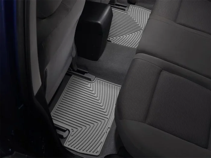 WeatherTech 11+ BMW 5-Series Rear Rubber Mats – Grey