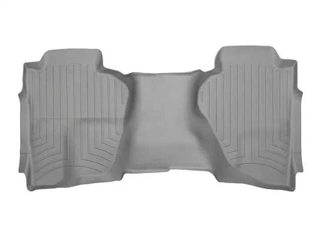 Weathertech Rear Floor Liner HP; Gray (01-06 Sierra 3500 HD Crew Cab)Find parts that fit my vehicle