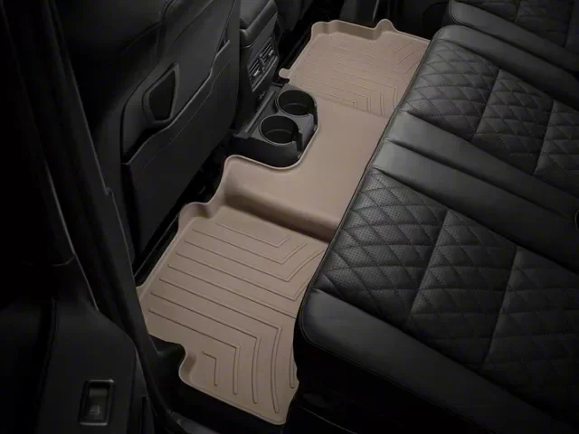 Weathertech Rear Floor Liner HP; Tan (15-19 Sierra 3500 HD Crew Cab)Find parts that fit my vehicle