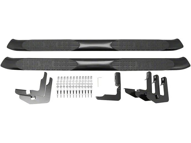 Westin Pro Traxx 5-Inch Oval Side Step Bars; Black (15-19 Sierra 3500 HD Double Cab)Find parts that fit my vehicle