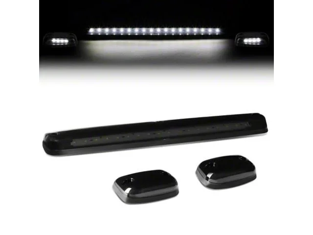 White LED Cab Roof Lights; Smoked (07-14 Sierra 3500 HD)Find parts that fit my vehicle