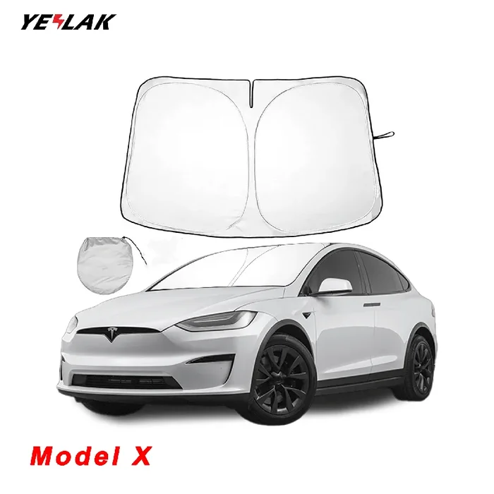 Windshield Glass Sunshade For Tesla Model X 2016-2024