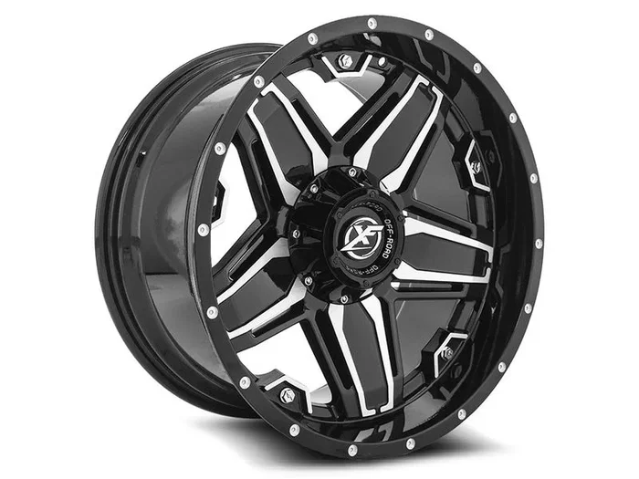 XF Offroad Machined Gloss Black XF-223