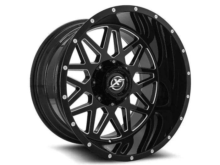 XF Offroad Milled Gloss Black XF-211 Wheel
